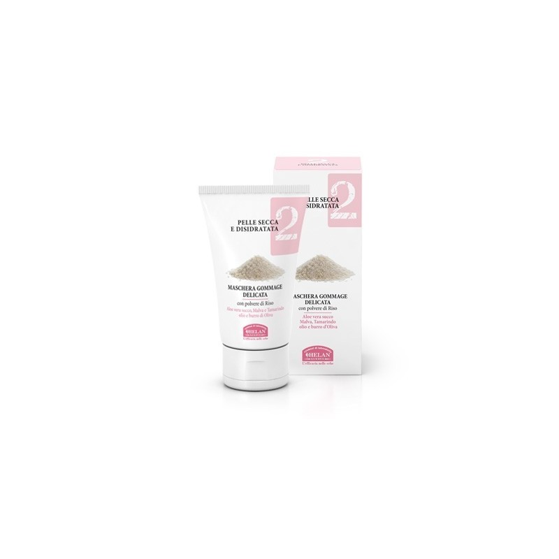 MASCHERA GOMMAGE DELICATA con polvere di Riso